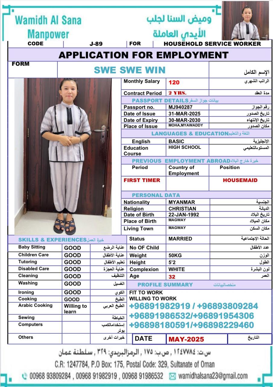 SHWE SHWE WIN